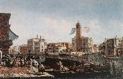 MARIESCHI, Michele The Grand Canal with the Fishmarket sg Sweden oil painting reproduction